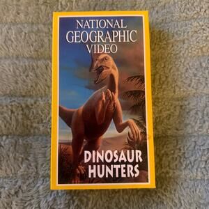 National Geographic VHS Dinosaur Hunters (1997) Documentary Video